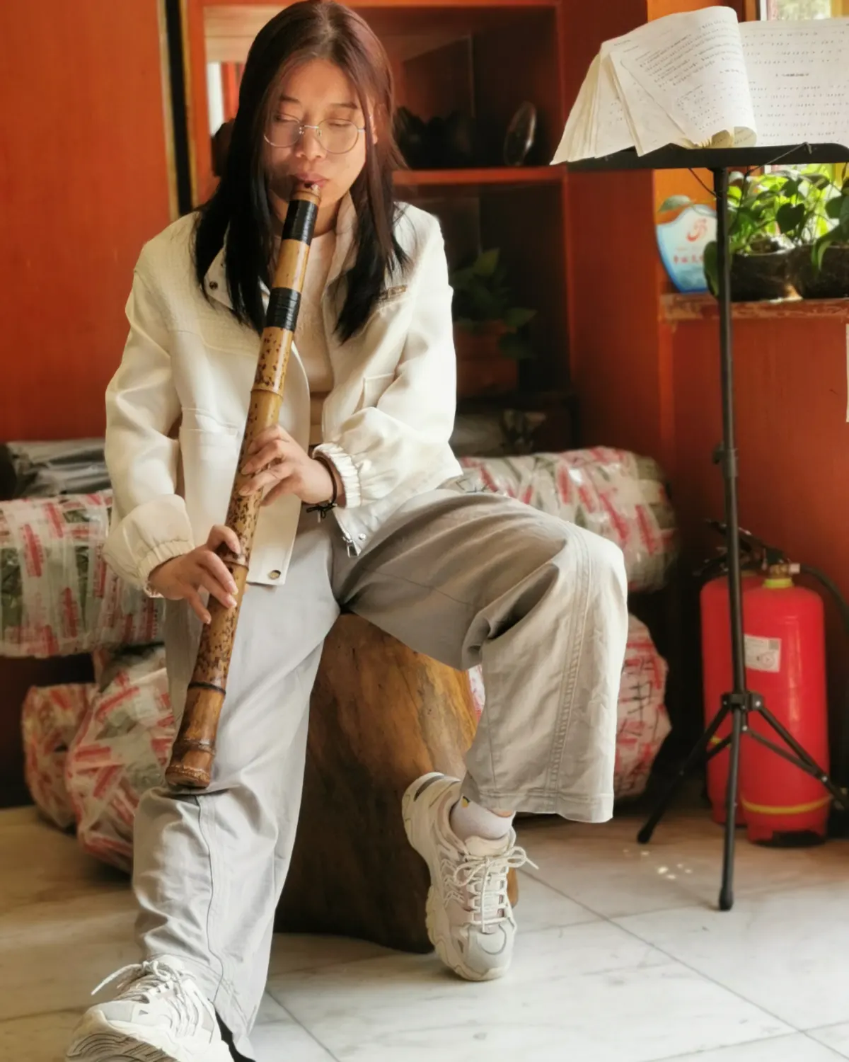 箫友静心吹箫照片 286