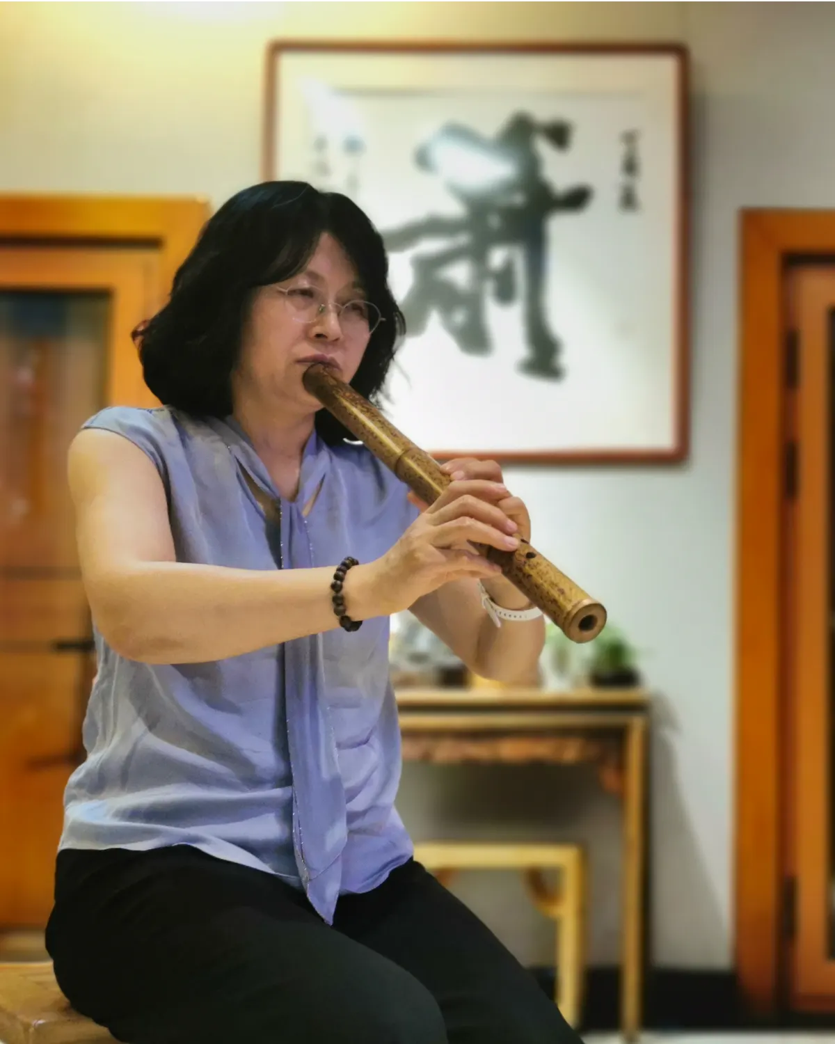 箫友静心吹箫照片 50