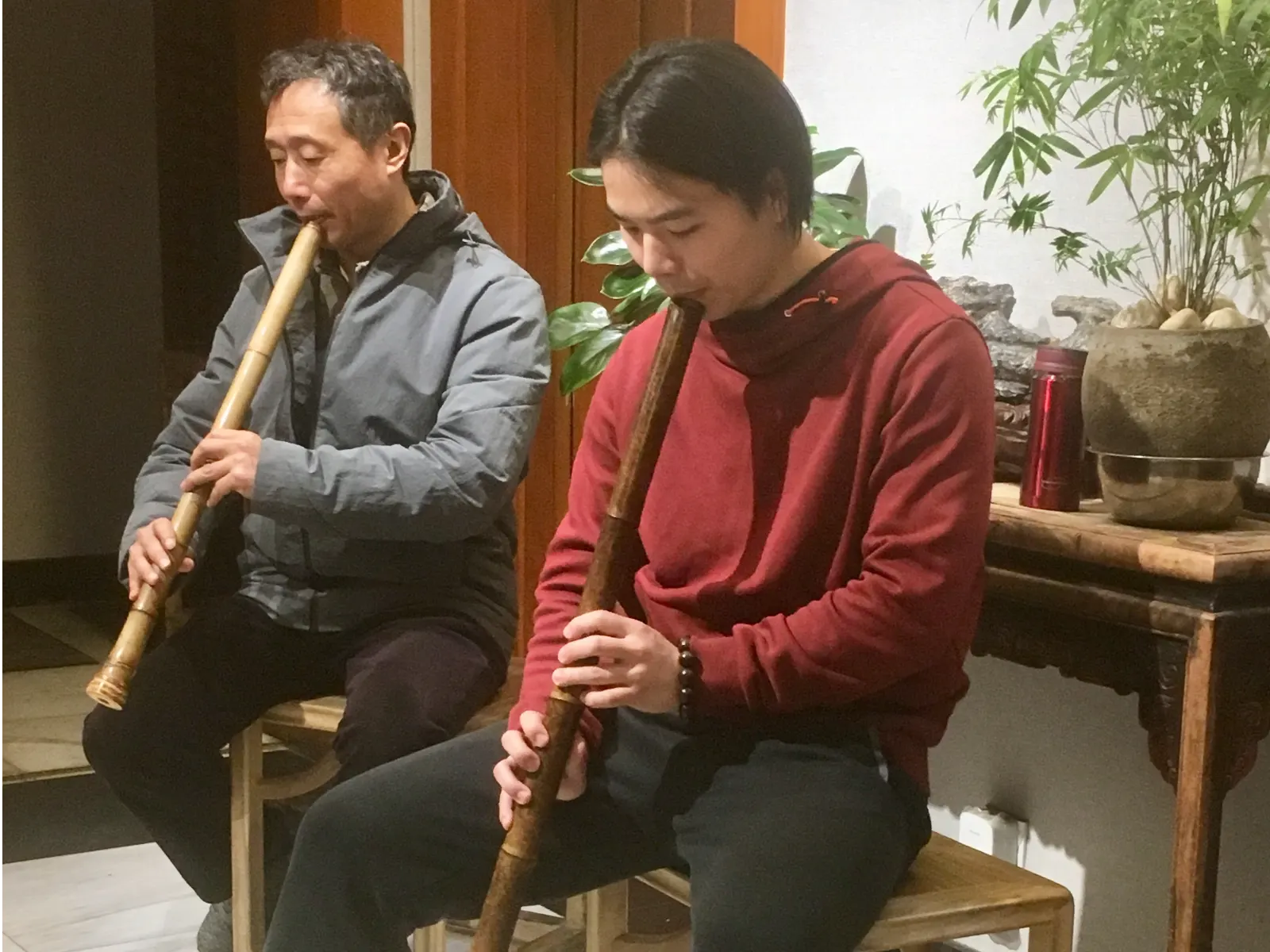 朝暮习箫，日久功深